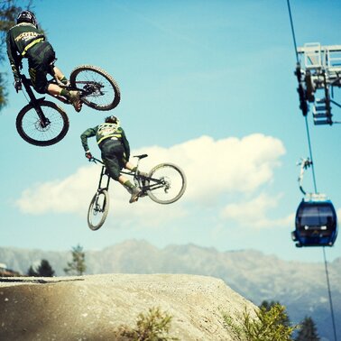 The Freeride Trail is a Bikeparktrail in the Bikepark Serfaus-Fiss-Ladis in Tyrol | © Serfaus-Fiss-Ladis Marketing GmbH